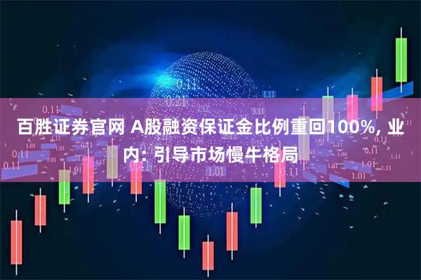 百胜证券官网 A股融资保证金比例重回100%, 业内: 引导市场慢牛格局